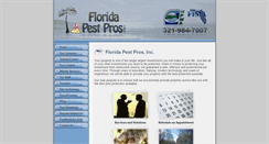 Desktop Screenshot of floridapestpros.com